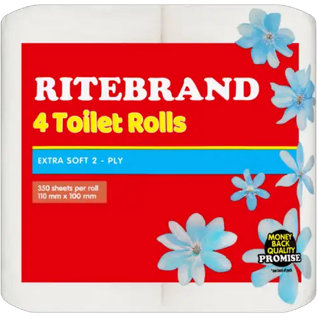 Ritebrand 4 Toilet Rolls - fresh grocery product