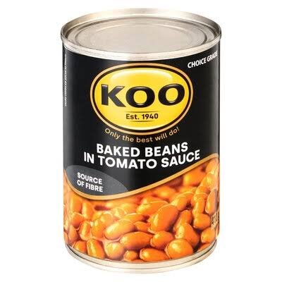 Koo Baked Beans In Tomato Sauce 410g - fresh grocery product