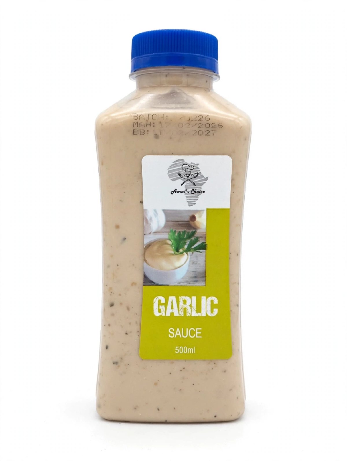 Amals Choice Garlic Sauce 500ml - fresh grocery product
