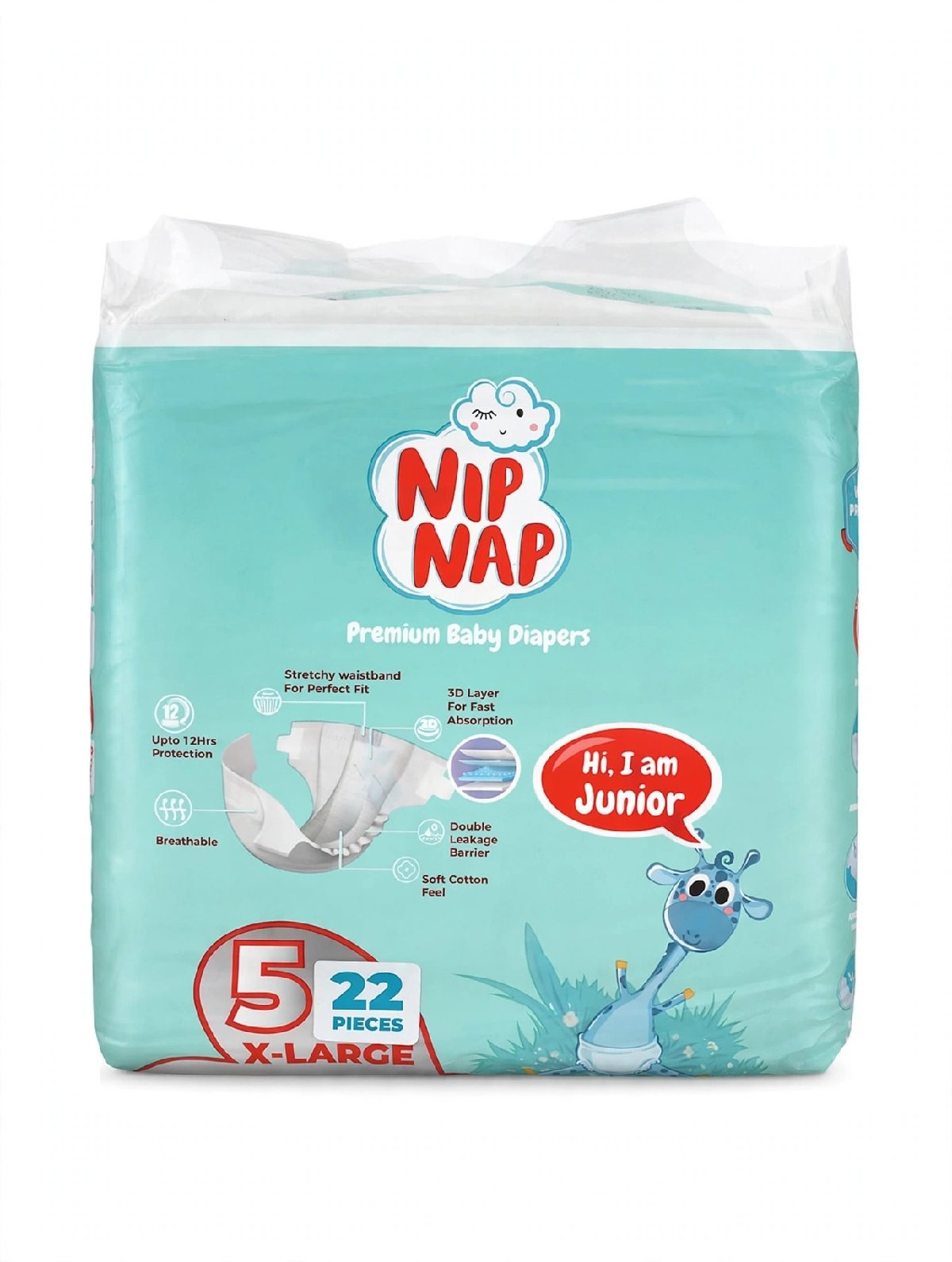 Nip Nap Diapers 22s (5X Large) - fresh grocery product
