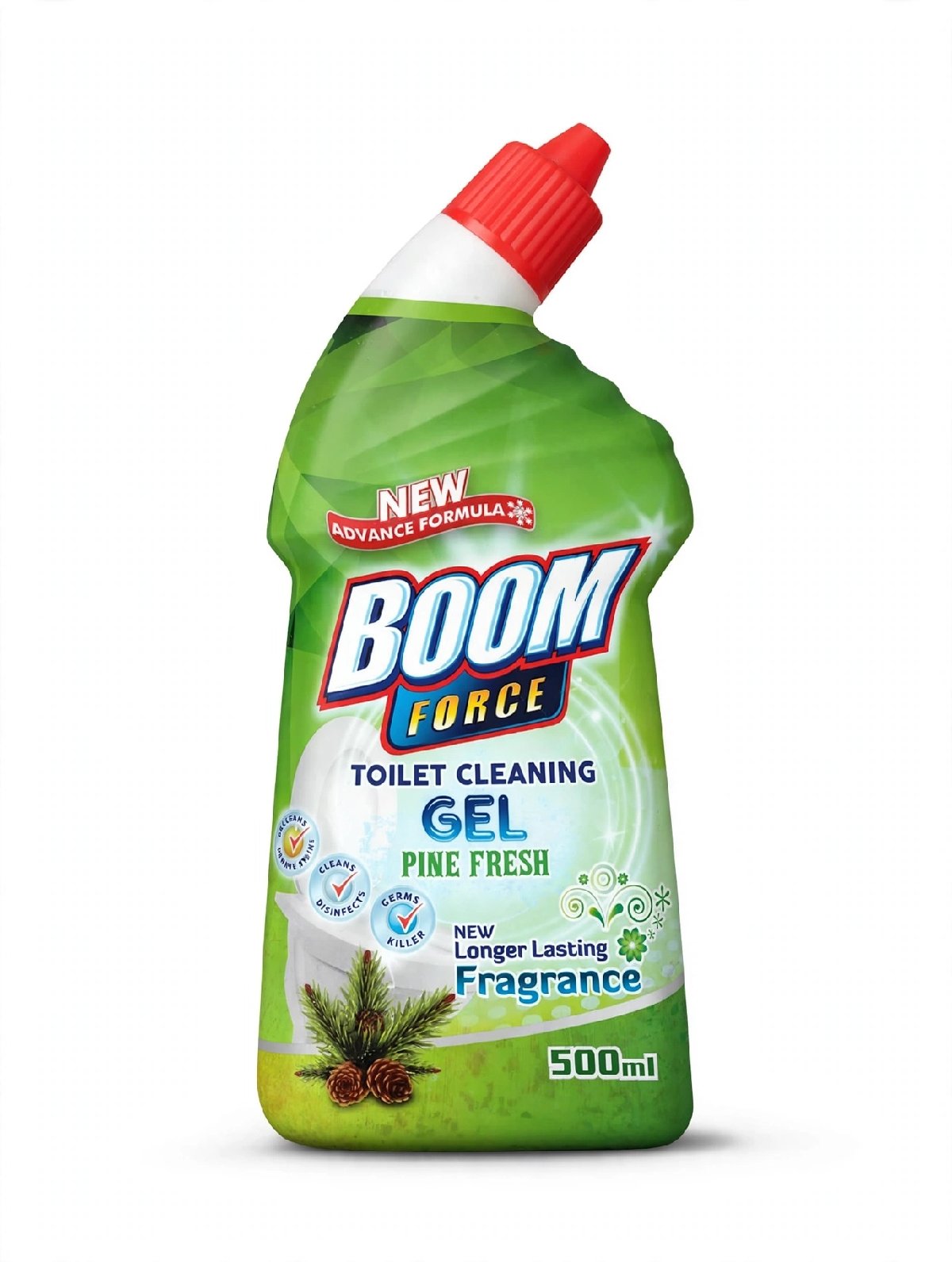 Boom Toilet Cleaning Gel Pine Fresh 500ml - fresh grocery product